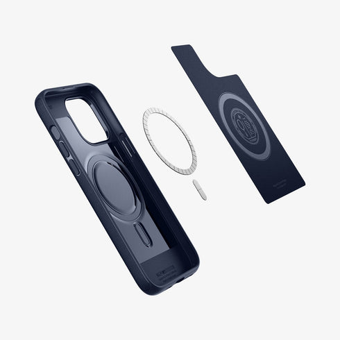 ACS04844 - iPhone 14 Pro Max Case Mag Armor (MagFit) in matte black showing the back
